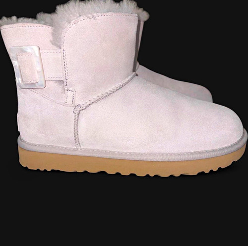 Ugg mini bailey button gray - ugg,