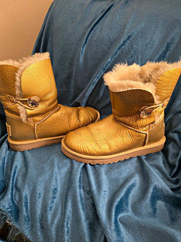 Ugg bailey button kids gold - button,