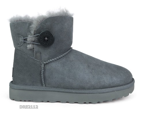 Ugg mini bailey button grey - button, ii